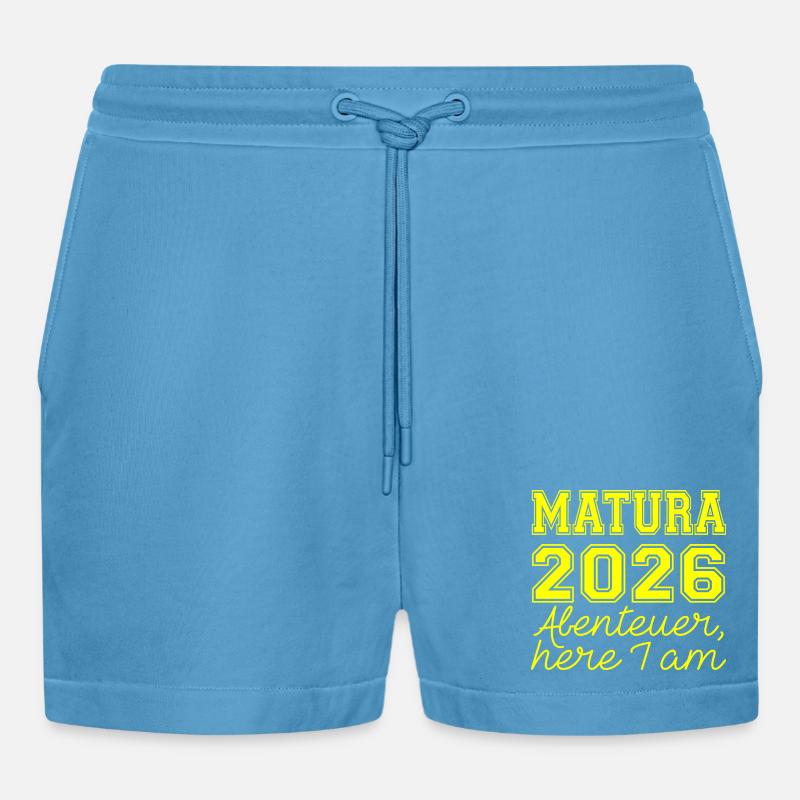 Matura 2026 Spruch - Short bio décontracté court fabriqué en UE -  Sol Blue