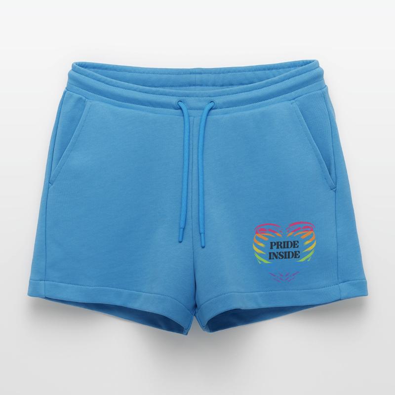 LGBT Pride Monat - Pride Inside Organic Relaxed Cropped Shorts Made in EU