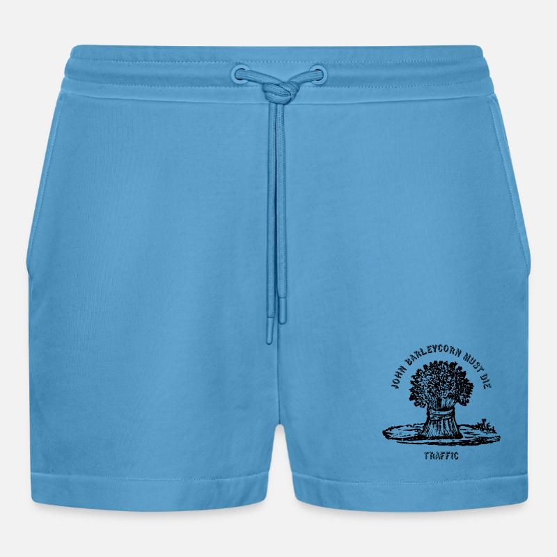 Cordon d’orge - Short bio décontracté court fabriqué en UE - Sol Blue