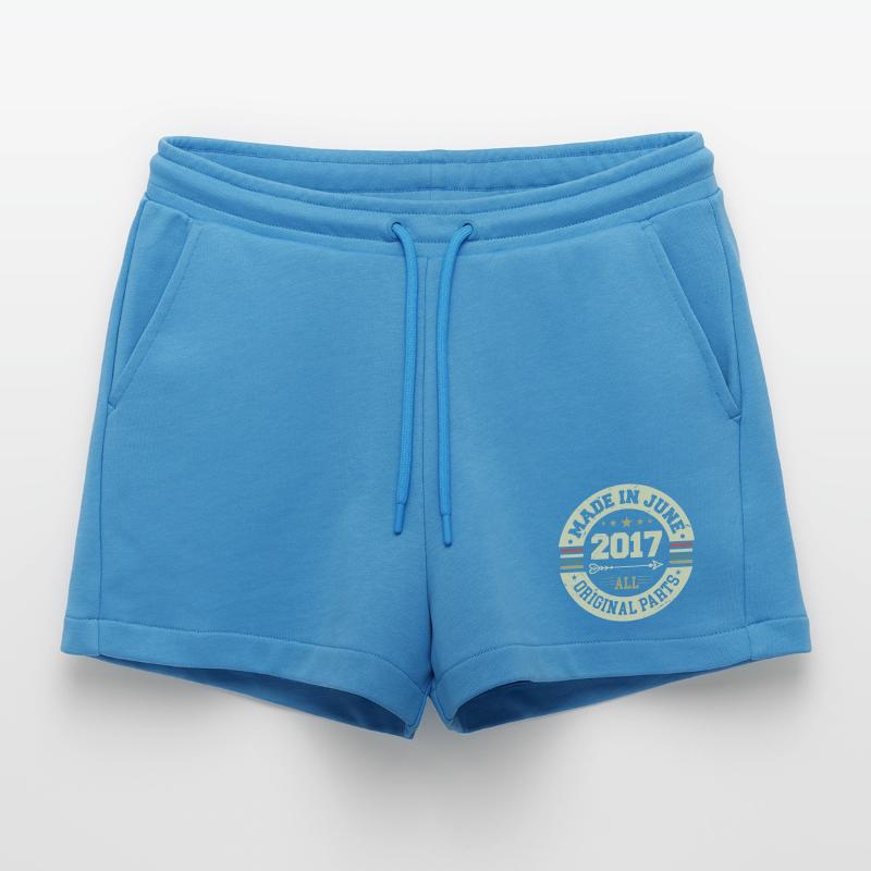 Juni 2017 Geburtstagsgeschenk Juni 2017 Juni 2017 Organic Relaxed Cropped Shorts Made in EU