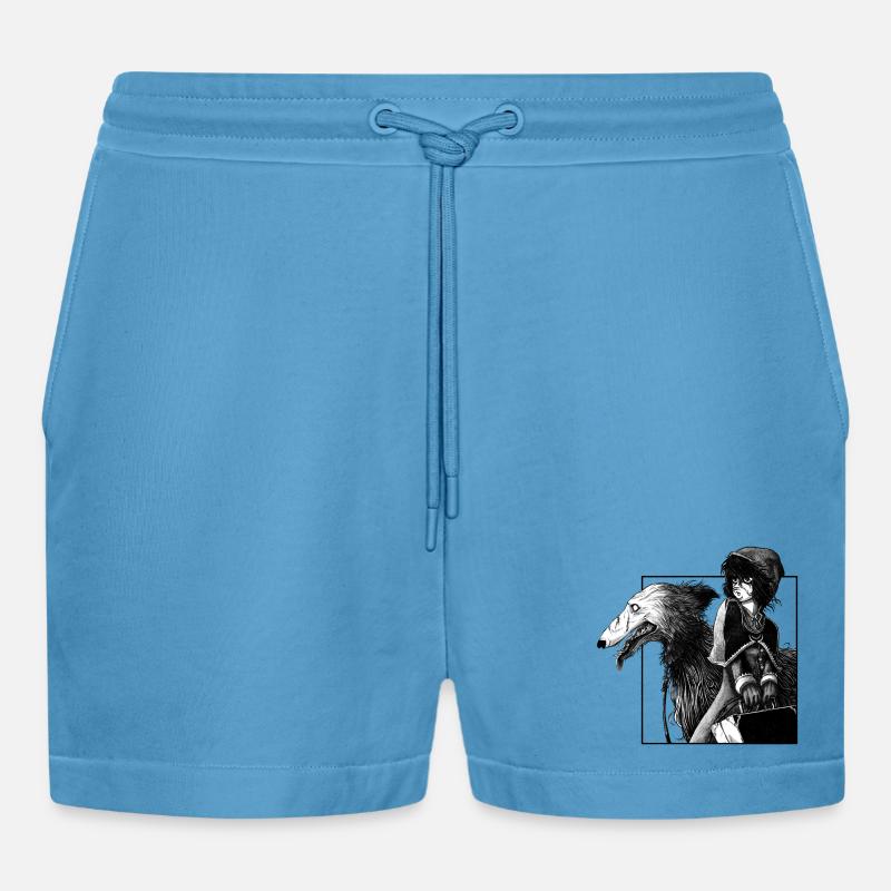Chaperon noir - Short bio décontracté court fabriqué en UE - Sol Blue