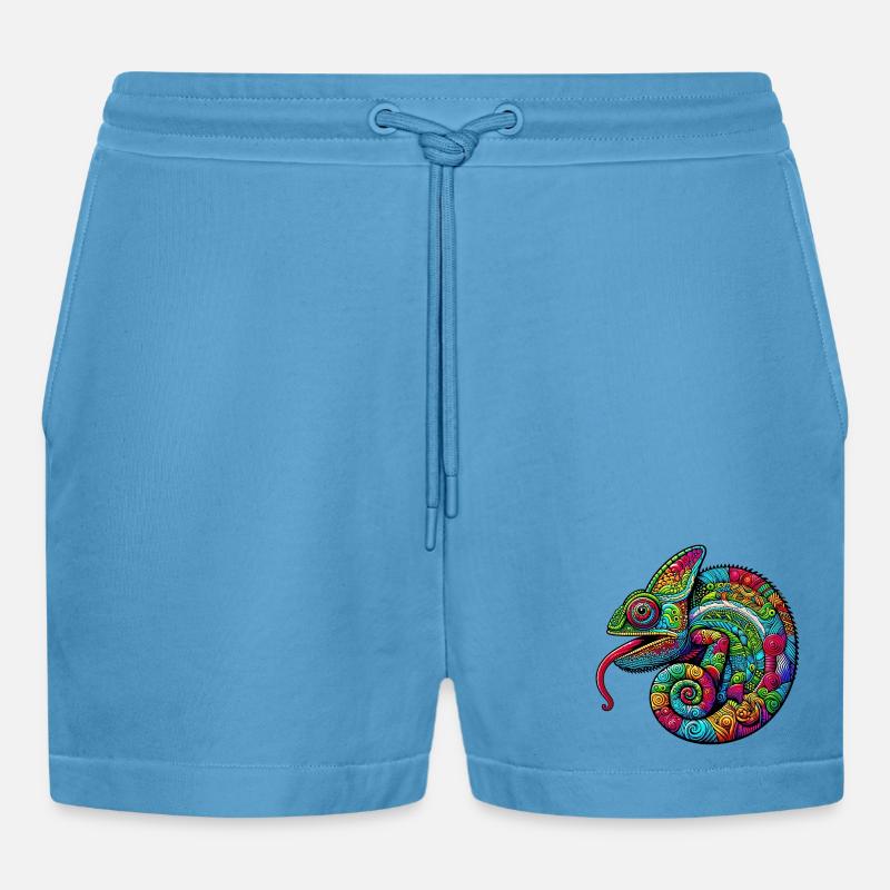 Caméléon - Short bio décontracté court fabriqué en UE -  Sol Blue