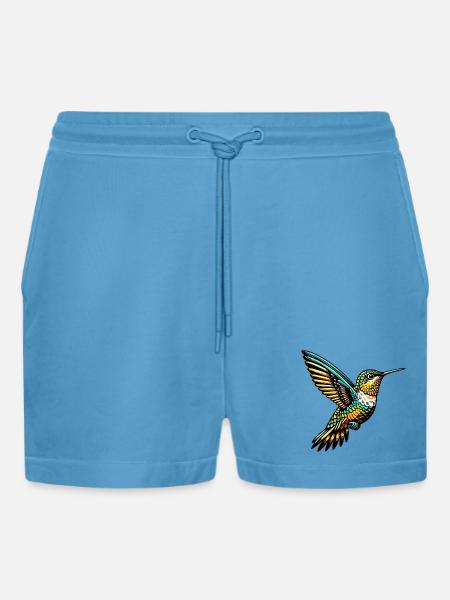 Colibri - Short bio décontracté court fabriqué en UE - Sol Blue