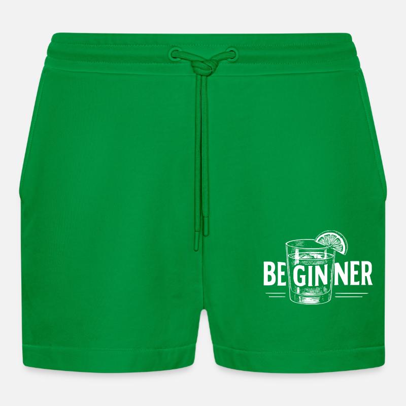 Beginner: Perfekte Geschenkidee für Anfänger! - Organic Relaxed Cropped Shorts Made in EU - City Green