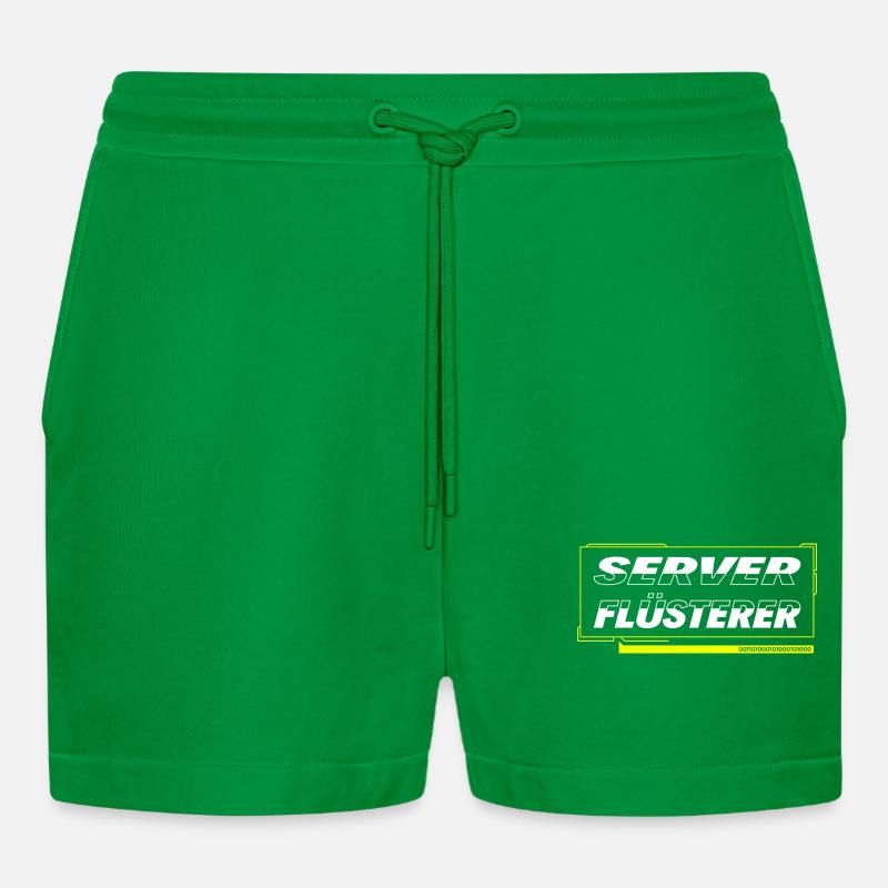 Server Flüsterer - Organic Relaxed Cropped Shorts Made in EU - City Green