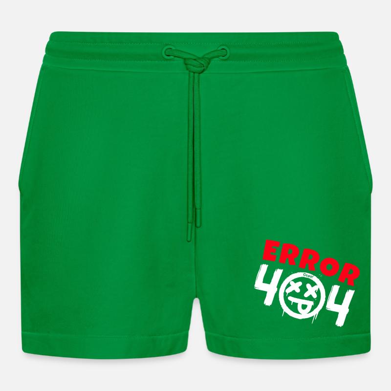 Error 404 Not Found - Organic Relaxed Cropped Shorts Made in EU - City Green