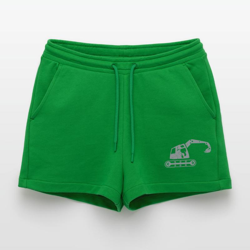 Bagger Baggerfahrer Baugeräteführer – Organic Relaxed Cropped Shorts Made in EU