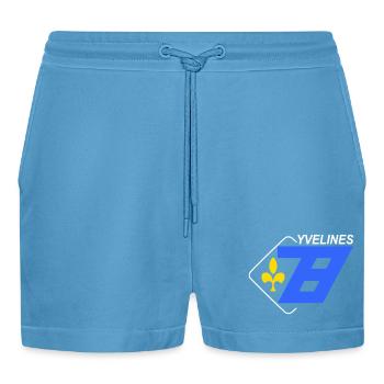 Yvelines - Short bio décontracté court fabriqué en UE -  Sol Blue - Devant