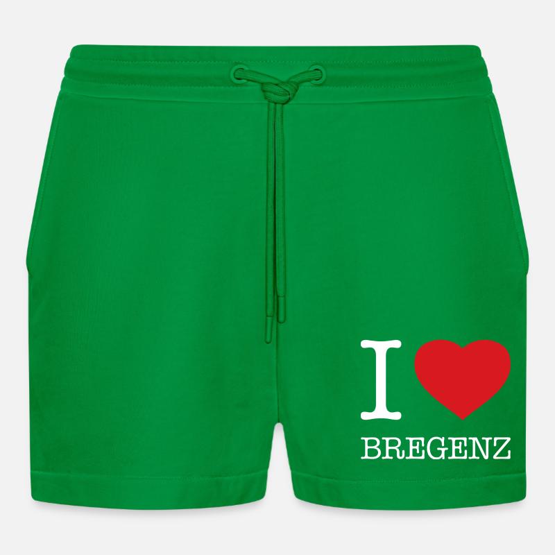 J’ADORE BREGENZ - Short bio décontracté court fabriqué en UE - City Green