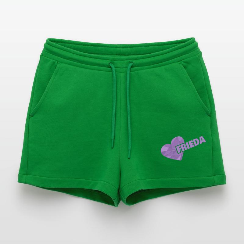 Frieda as a crown Organic Relaxed Cropped Shorts Made in EU