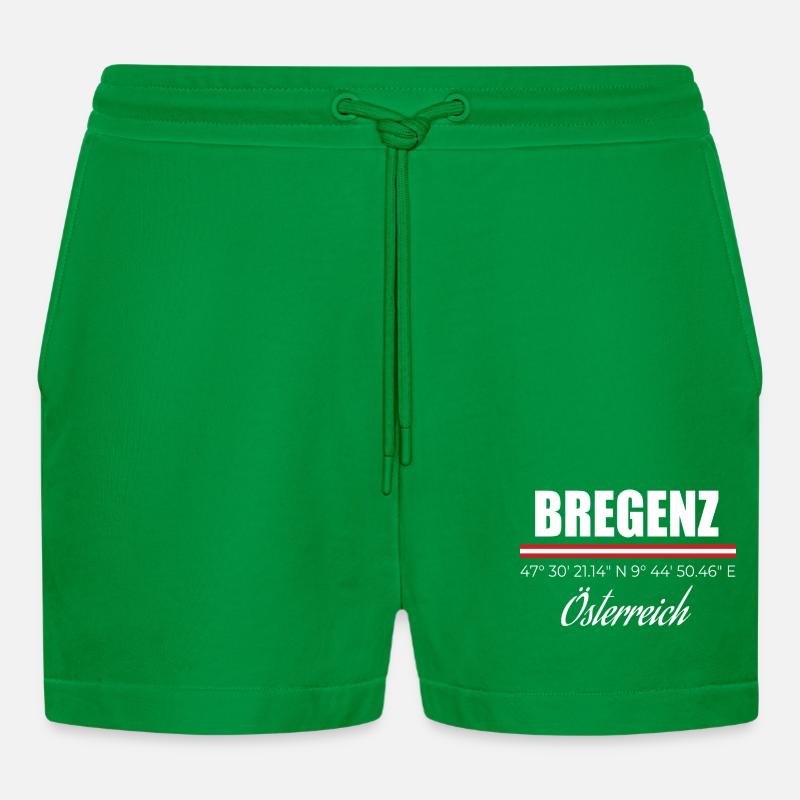 Bregenz - Organic Relaxed Cropped Shorts Made in EU - City Green