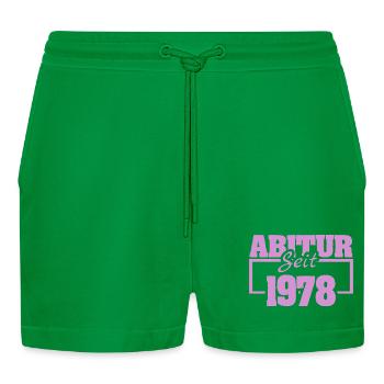 1978 - Organic Relaxed Cropped Shorts Made in EU - City Green - Front