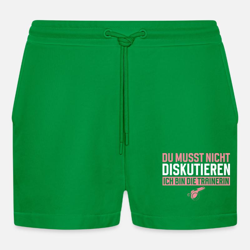 Allenatore: Non devi discutere - Pantaloncini corti ecologici casual Made in UE - City Green