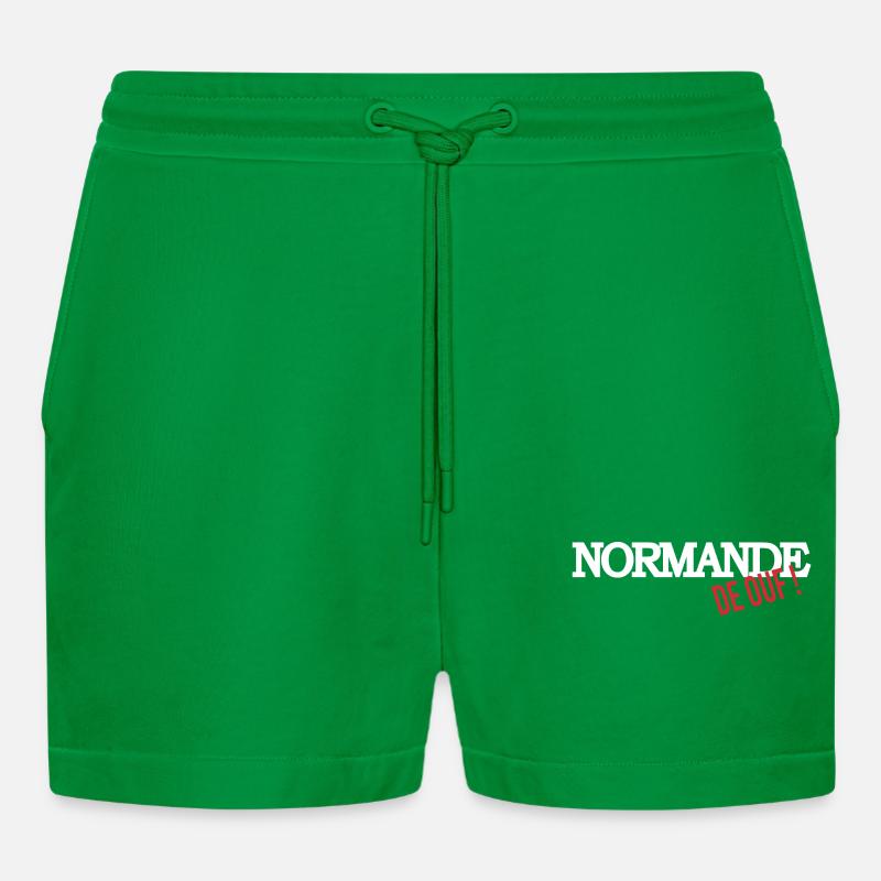 Normande de ouf - Short bio décontracté court fabriqué en UE - City Green