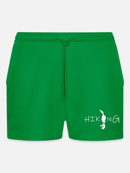 wandernde Ente - Organic Relaxed Cropped Shorts Made in EU - City Green