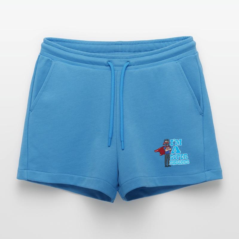 Programmer computer science gift Organic Relaxed Cropped Shorts Made in EU