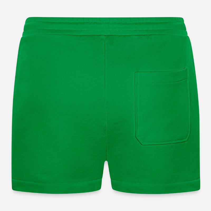 Pride Regenbogen Flaggendesign Organic Relaxed Cropped Shorts Made in EU