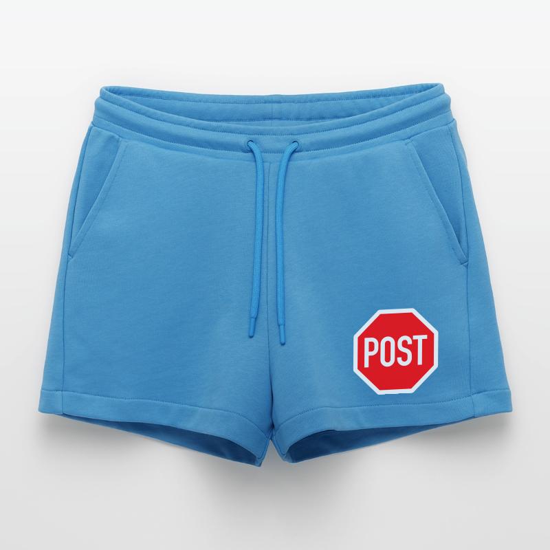 stop oder post? Organic Relaxed Cropped Shorts Made in EU