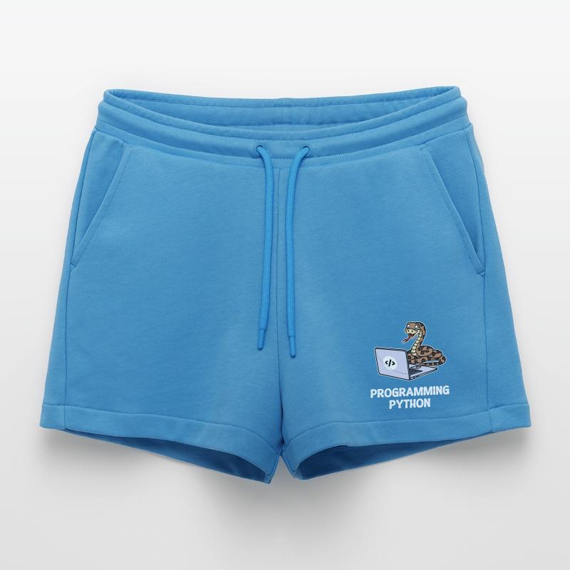 Skripting Programmierer Computer Debug Developer Organic Relaxed Cropped Shorts Made in EU