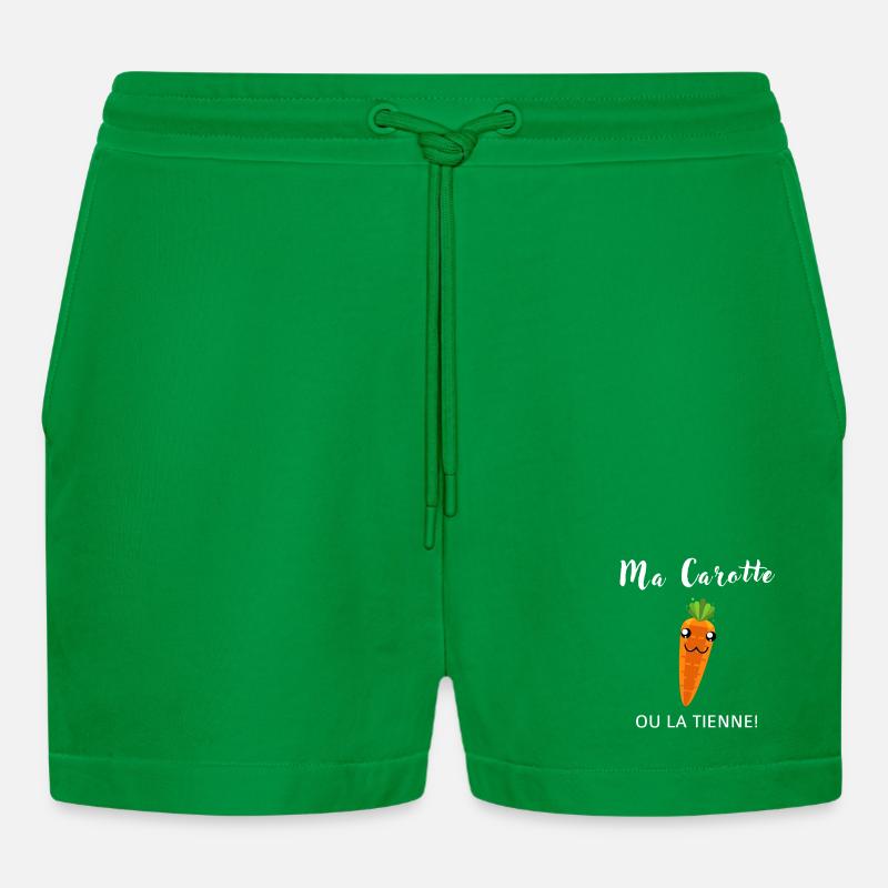 Meine lächelnde Karotte oder deine - Organic Relaxed Cropped Shorts Made in EU - City Green