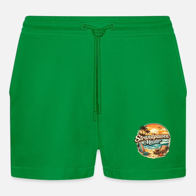 Beach Breaks Master Rétro - Short bio décontracté court fabriqué en UE - City Green