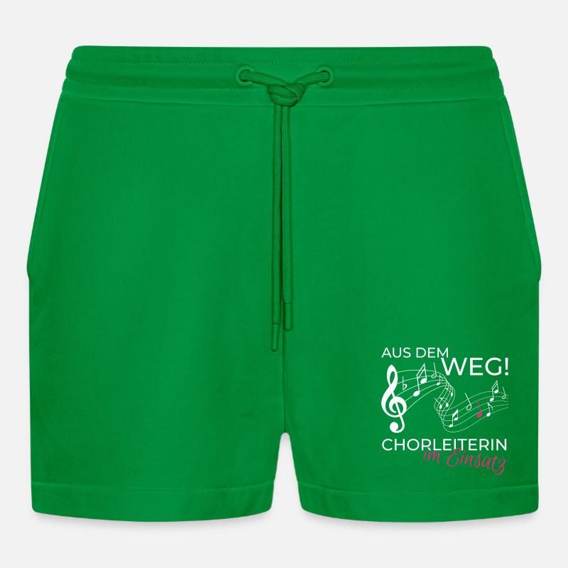 Chorleiterin im Einsatz - Organic Relaxed Cropped Shorts Made in EU - City Green