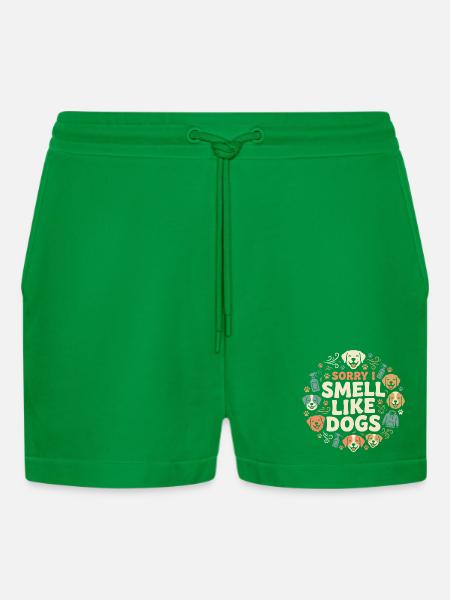 Zwingertechniker, Zwingerassistent, Tierpflege - Organic Relaxed Cropped Shorts Made in EU - City Green