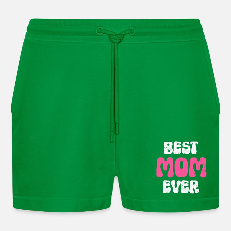 Mutter Mama - Organic Relaxed Cropped Shorts Made in EU - City Green