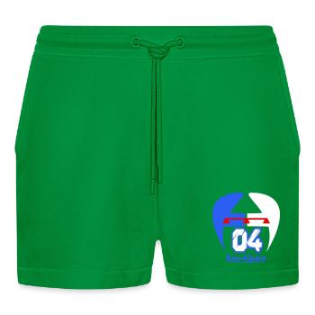 Logo von Bas-Alpine 04 - Organic Relaxed Cropped Shorts Made in EU - City Green - Vorne