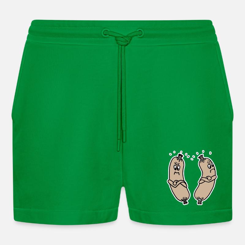 beleidigte Leberwurst - Organic Relaxed Cropped Shorts Made in EU - City Green