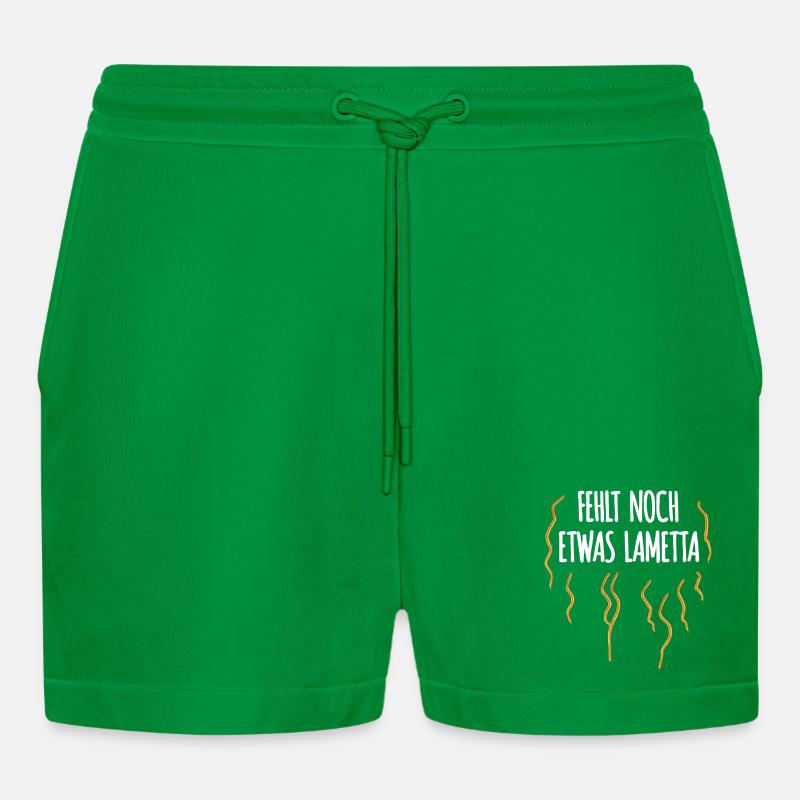 Still missing some tinsel - Organic Relaxed Cropped Shorts Made in EU - City Green