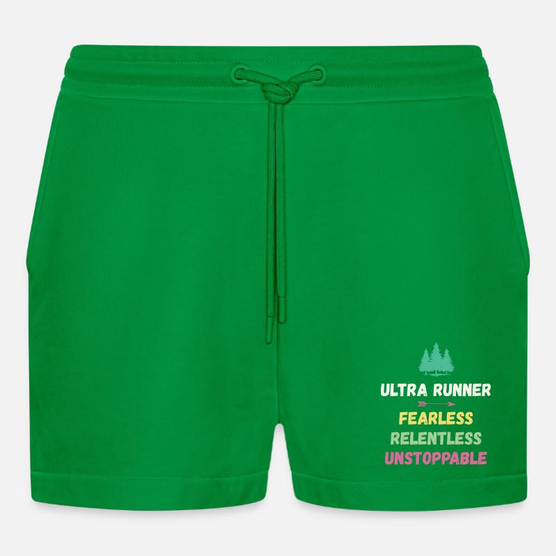 Ultra Runner - Intrépide. Implacable. Imparable. - Short bio décontracté court fabriqué en UE - City Green