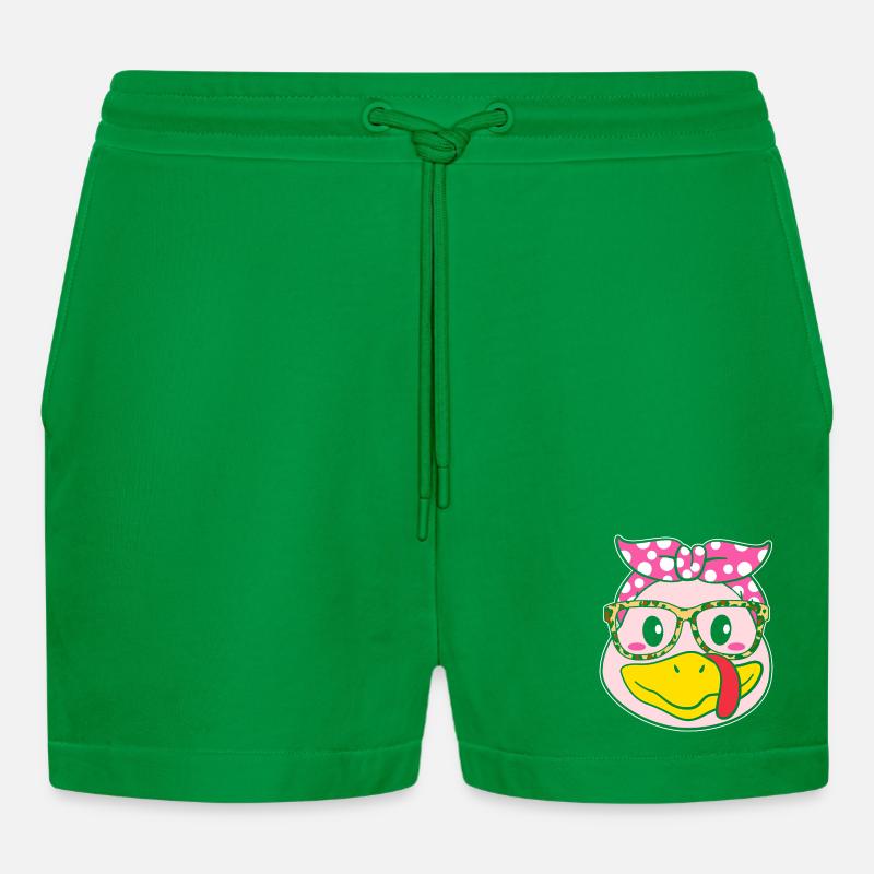 Thanksgiving Mama Mutter Oma Großmutter - Organic Relaxed Cropped Shorts Made in EU - City Green