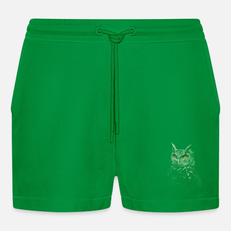 Eule - Organic Relaxed Cropped Shorts Made in EU - City Green