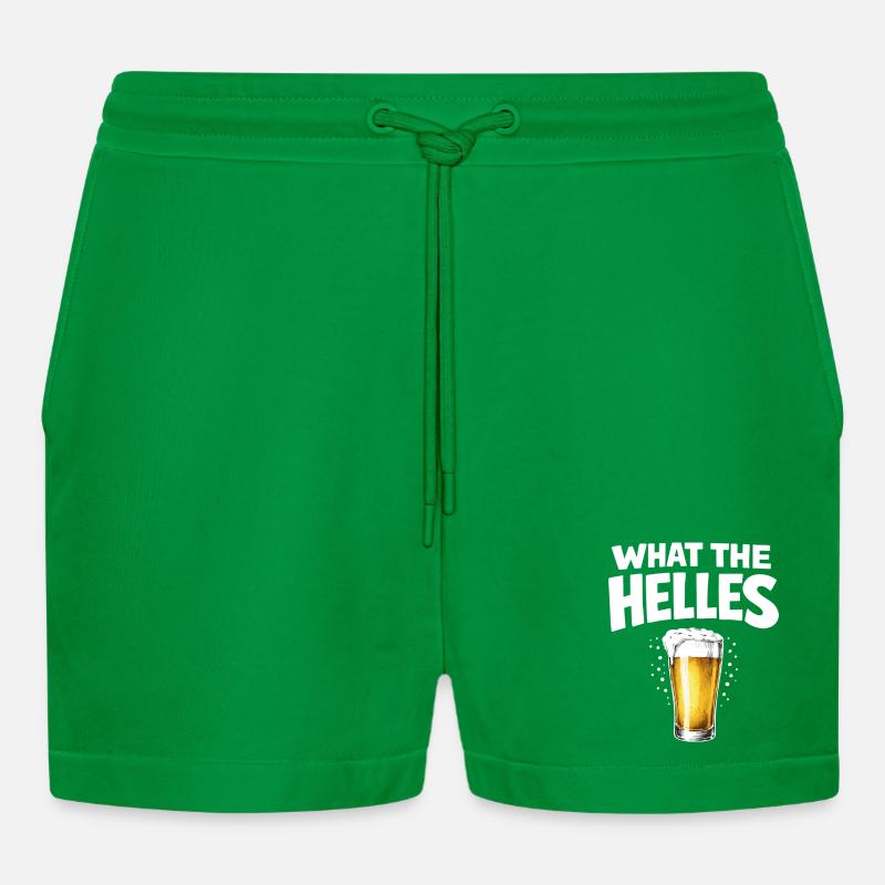 What the Helles - Organic Relaxed Cropped Shorts Made in EU - City Green