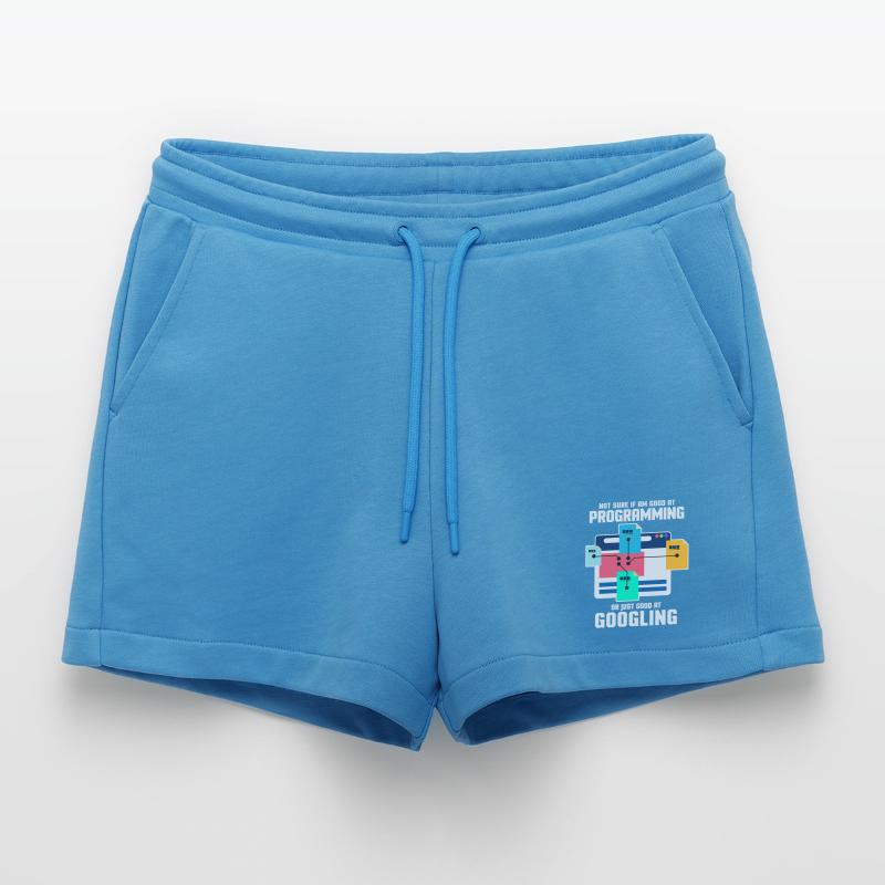Programmer Programming IT Computer Gift Organic Relaxed Cropped Shorts Made in EU