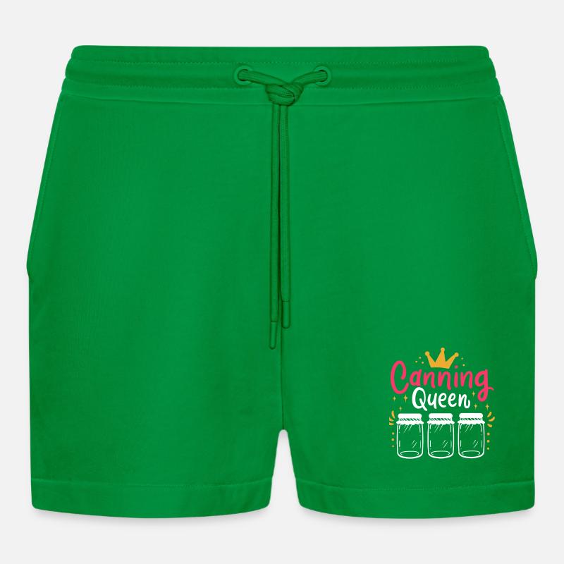 Einmachen Einkochen - Organic Relaxed Cropped Shorts Made in EU - City Green