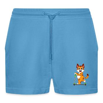 Trottinette Tiger - Short bio décontracté court fabriqué en UE -  Sol Blue - Devant