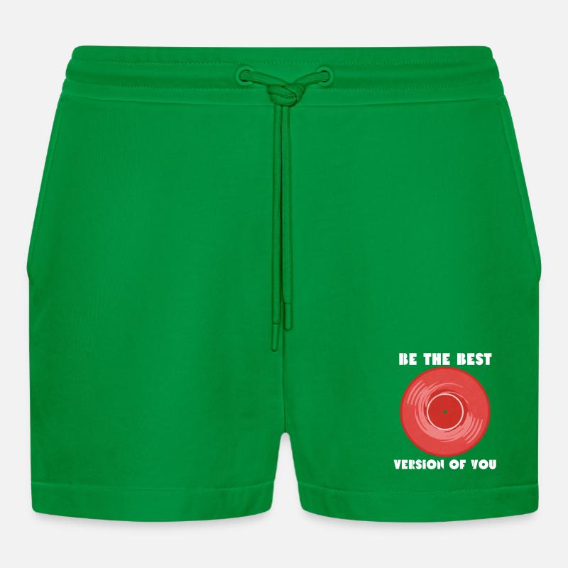 Die beste Version von dir - Organic Relaxed Cropped Shorts Made in EU - City Green