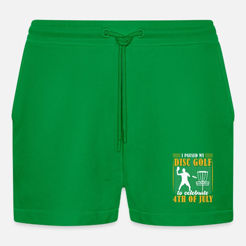 Disc Golf Geschenke Discgolf - Organic Relaxed Cropped Shorts Made in EU - City Green