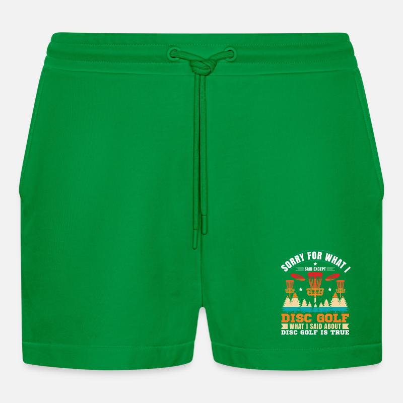 Disc Golf Geschenke Discgolf - Organic Relaxed Cropped Shorts Made in EU - City Green
