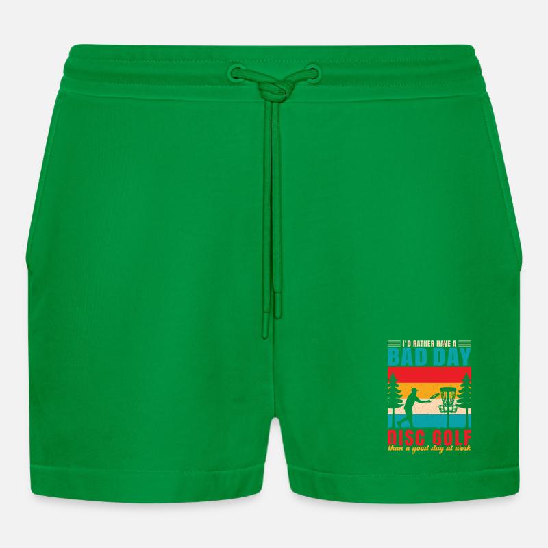 Cadeaux de disc golf Disc Golf - Short bio décontracté court fabriqué en UE - City Green