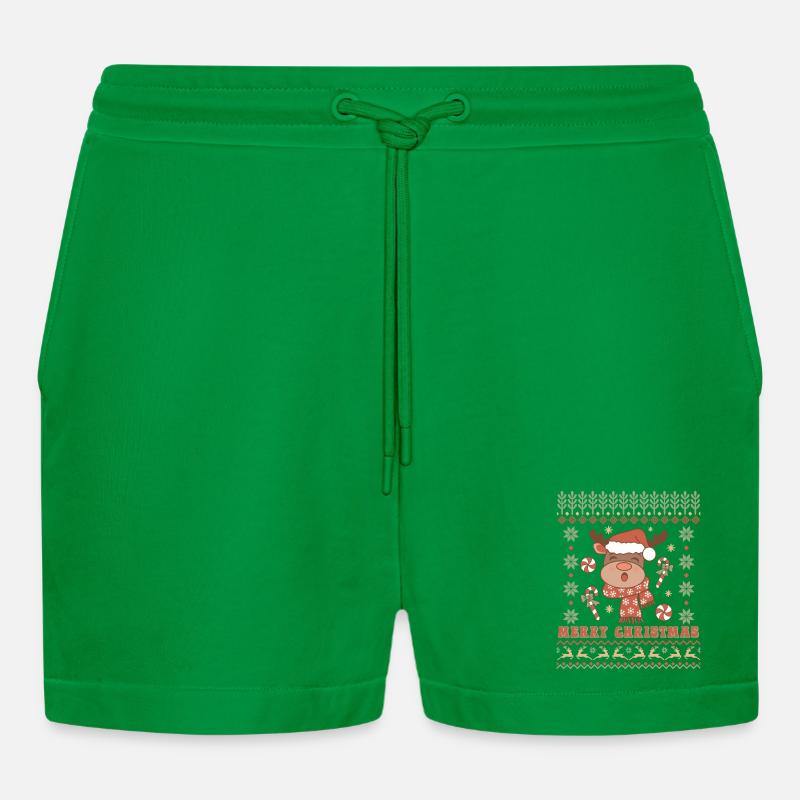Pull de Noël moche - Short bio décontracté court fabriqué en UE - City Green