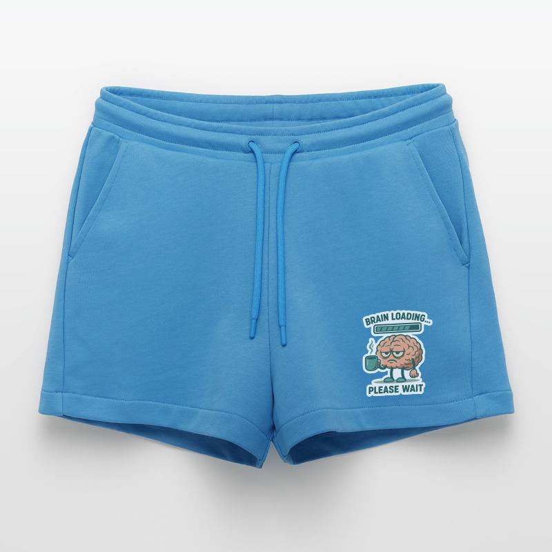 Brain Loading Organic Relaxed Cropped Shorts Made in EU
