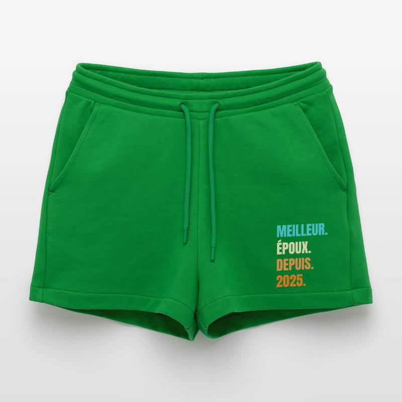 Bester Ehemann seit 2025 Geschenk-Ehemann Organic Relaxed Cropped Shorts Made in EU