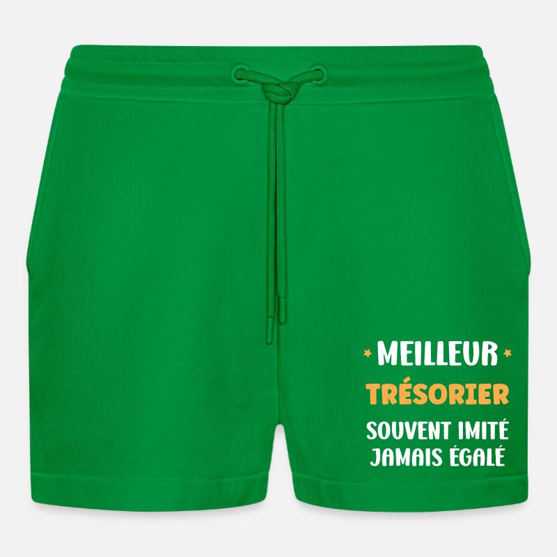 Bester Schatzmeister Immer Einzigartig - Organic Relaxed Cropped Shorts Made in EU - City Green