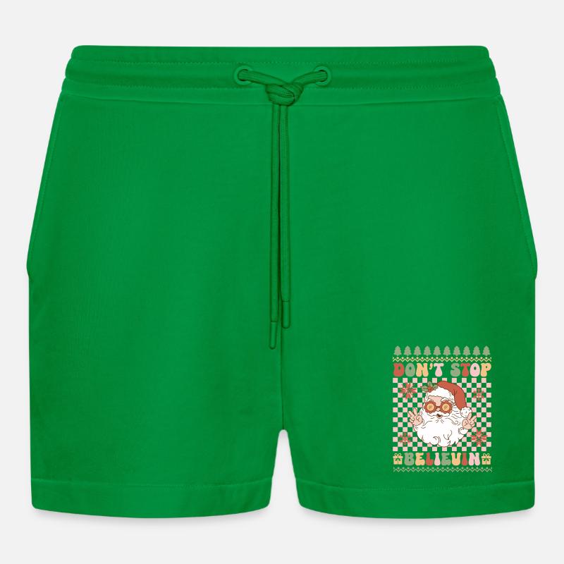 Pull de Noël moche - Short bio décontracté court fabriqué en UE - City Green