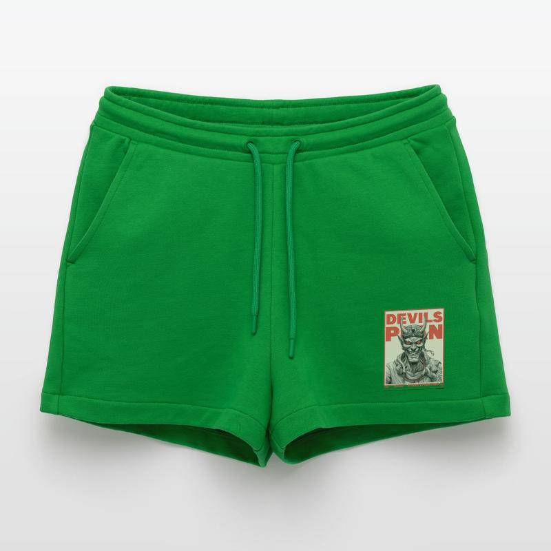 Devils Plan Organic Relaxed Cropped Shorts Made in EU