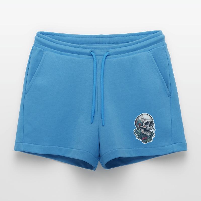 Conception de crâne d’impression de tatouage Short bio décontracté court fabriqué en UE