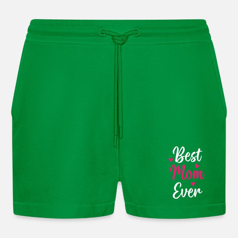 Beste Mutter aller Zeiten - Organic Relaxed Cropped Shorts Made in EU - City Green